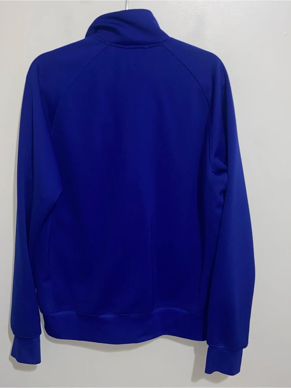 Nike Track Jacket Mens Large RN #56323 CA# 05553 Zip Striped Vtg Y2K Royal Blue